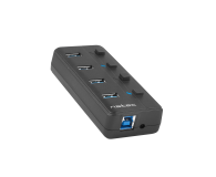 Natec HUB USB 3.0 MANTIS 2 4-PORTY Z WŁĄCZNIKIEM+ZASILACZ - 1470222 - zdjęcie 5